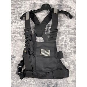 Tactical Utility Chest Rig - Black